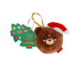 Picture of LEGAMI HOHOHOORNAMENTS PLUSH TEDDY BEAR